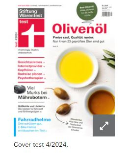 Stiftung Warentest Olivenöl energyscout Verbraucherplattform
