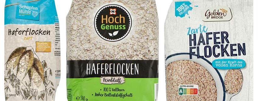 Haferflocken, oekotest, energyscout